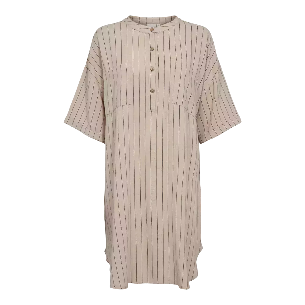 Fabrin Copenhagen Linen Tunic Stripe 24, W. - Dame Skjorte