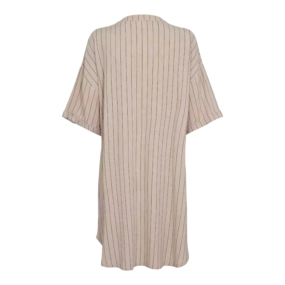 Fabrin Copenhagen Linen Tunic Stripe 24, W. - Dame Skjorte