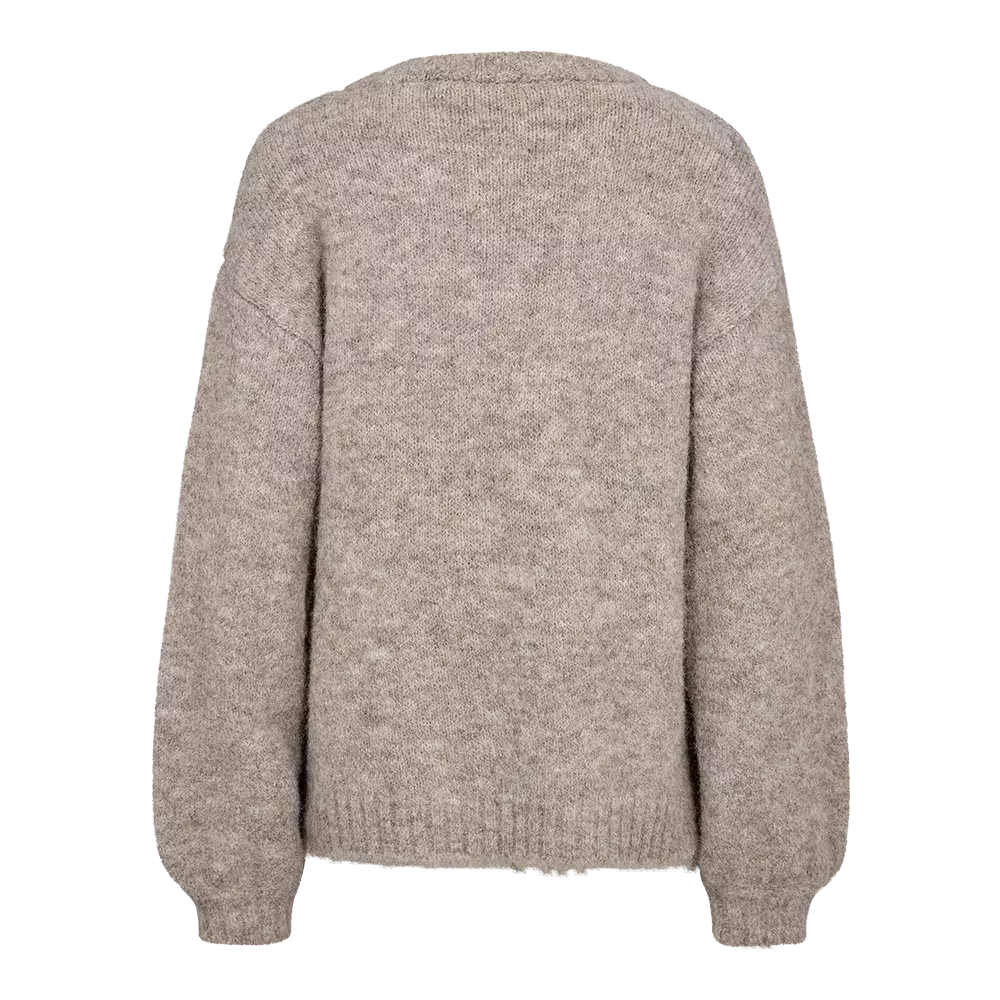 Fabrin Copenhagen Multimelange Knit 23, W. - Dame Striktrøje