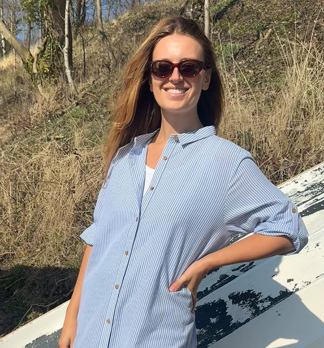 Fabrin New Big Shirt 26, W. - Damen Oversize-Hemd