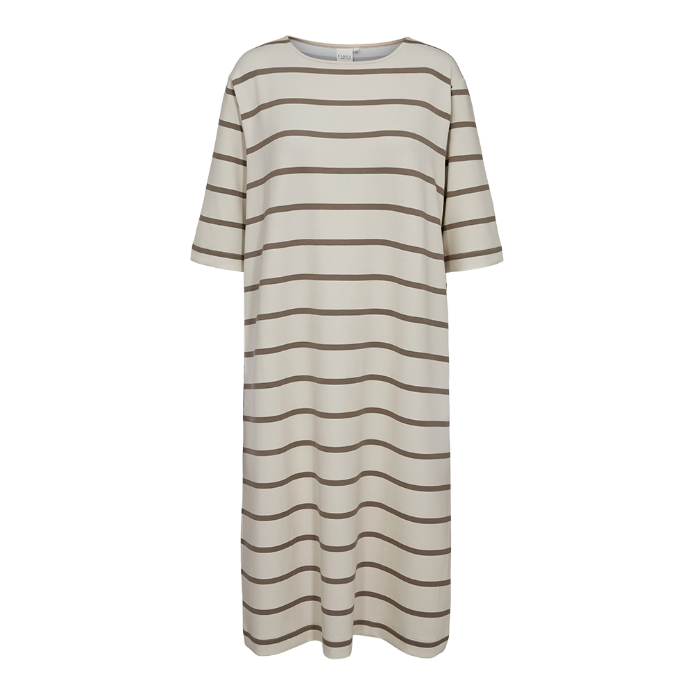 Fabrin Copenhagen Sweat Dress AOP Stripe 25, W. - Dame Kjole