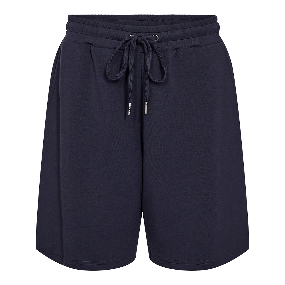 Fabrin Sweat Shorts 26 W - Bløde dame shorts i mørkeblå – NY FORM