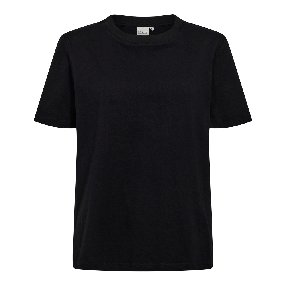 Fabrin T-shirt S/S 26 W - Dame t-shirt i sort – NY FORM