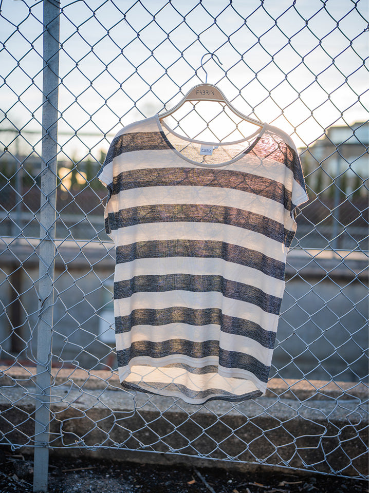 Fabrin Stripe T-Shirt 26, W. - Dame T-Shirt