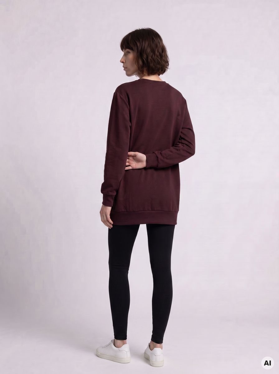 Fabrin Sweat Long 26, W. - Dame Sweatshirt