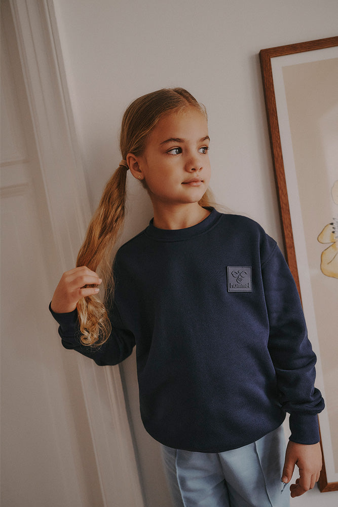 Hummel Jr Clean Crew Sweat - Børne Sweatshirt