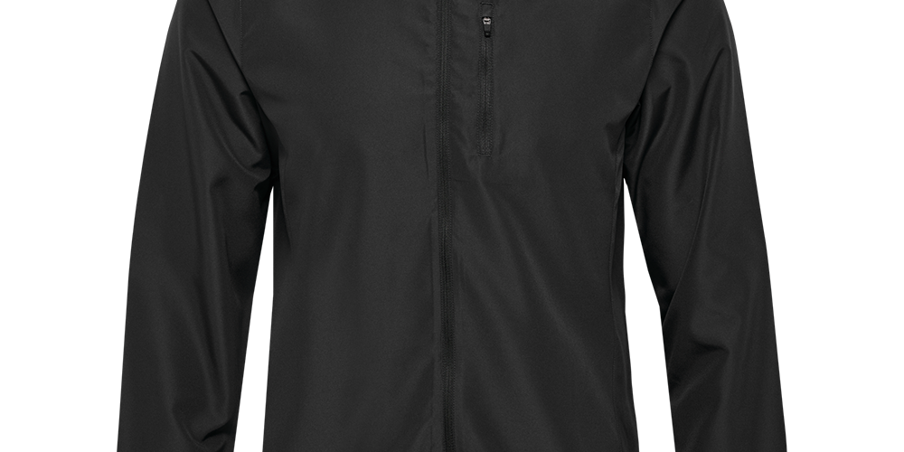 Sort Hummel træningsjakke i minimalistisk design med hel lynlås og stående krave. Jakken har lange ærmer med elastiske manchetter, et lille brystlomme med lynlås og diskret logo på højre skulder. Materialet virker let, vind- og vandafvisende, velegnet til løb eller hverdagsbrug. Pasformen er afslappet men sporty, hvilket gør jakken praktisk til udendørs træning og lag-på-lag på kølige dage.