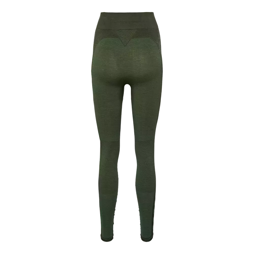 Hummel W Clea Seamless Mid Waist Tight - Dame Trænings Tights