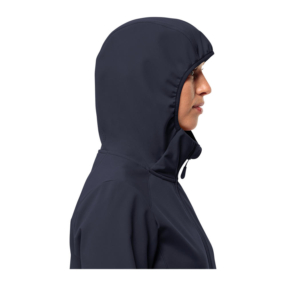 Jack Wolfskin W Bornberg Hoody - Dame Fleecetrøje