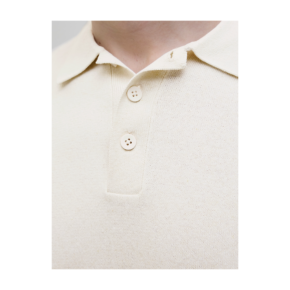 JJ Rebel Callum Knit Polo - Herre Polo T-Shirt