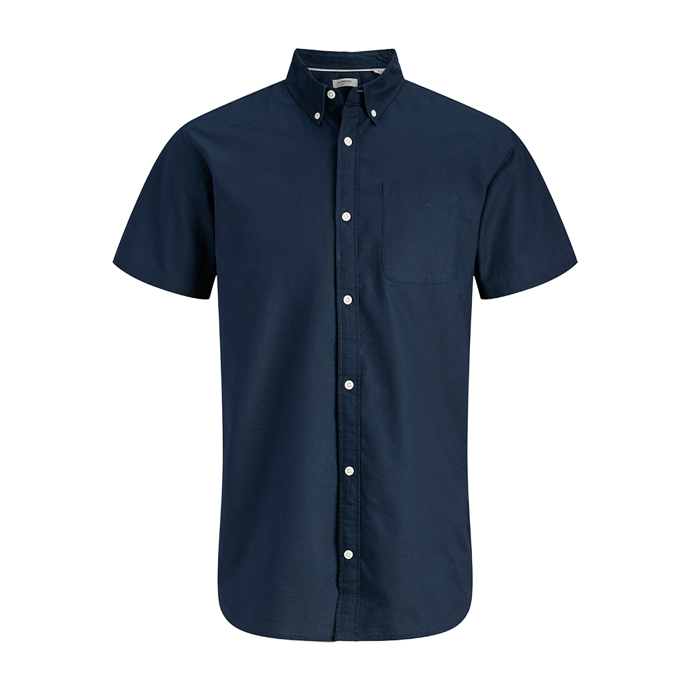 JJREBKeith Oxford Shirt SS - Herre Skjorte