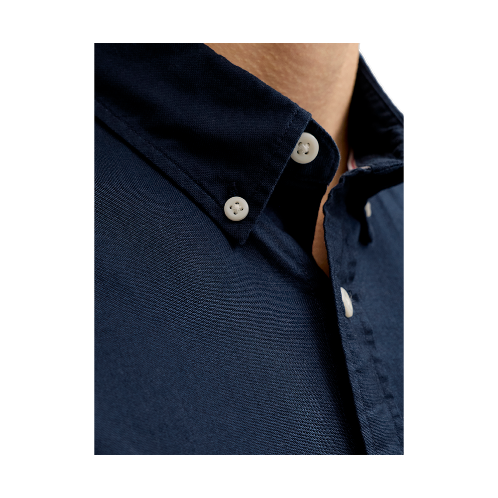 JJREBKeith Oxford Shirt SS - Herre Skjorte