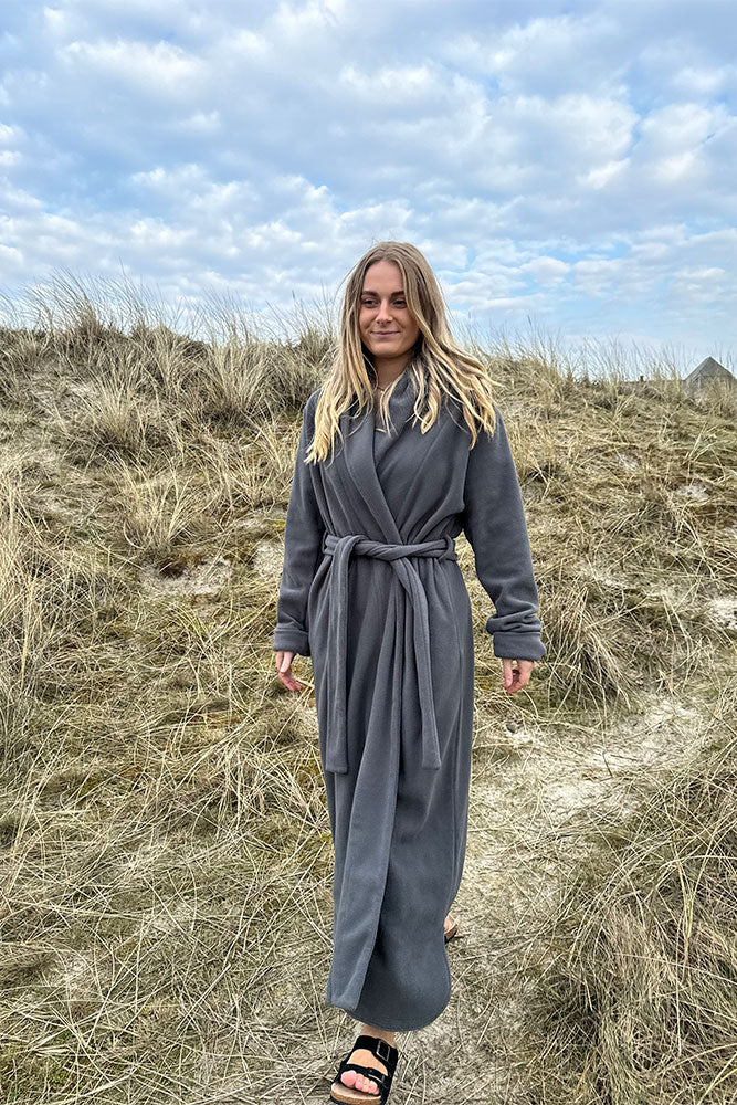 Just Polly Fleece Robe 24, W. - Dame Badekåbe