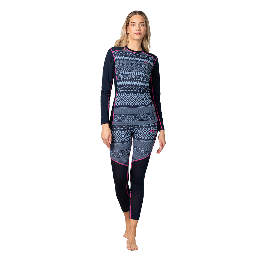 Kari Traa Live Long Sleeve 50% Wool - Dame Skiundertøj (Overdel)