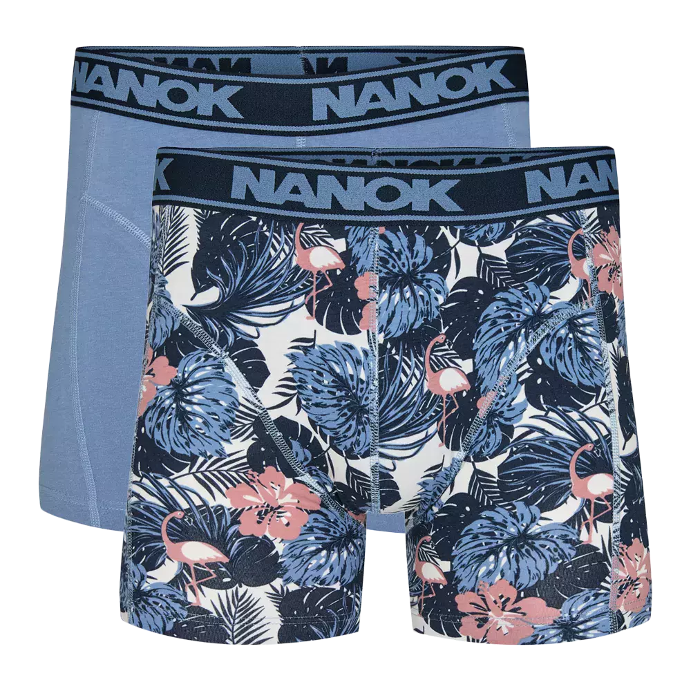 Nanok Boxer 2 pack print 23, Sr - Herren Unterhosen