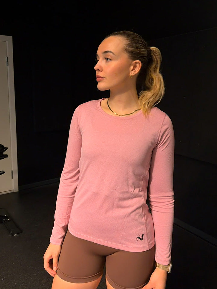 NIfemke L/S 26, W - Dame Fitness Bluse