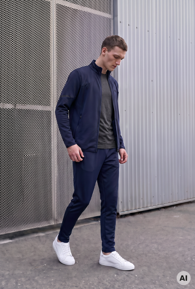 NIisaac Sweatset 26 Sr - Herren-Sweatset (Marineblau)