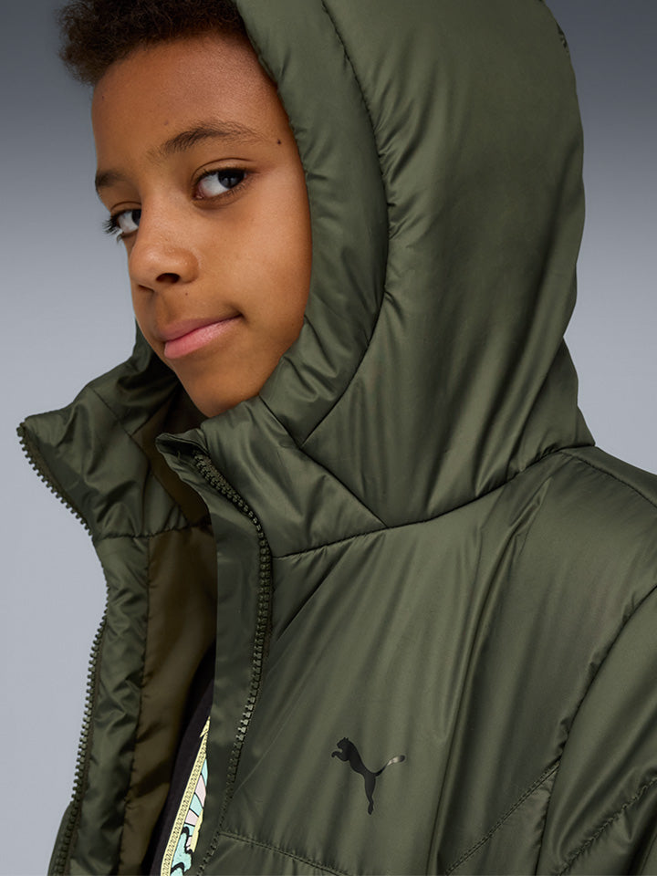 Puma Jr Ess Hooded Jacket - Børne Vinterjakke