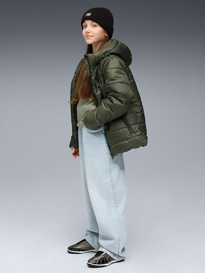 Puma Jr Ess Hooded Jacket - Børne Vinterjakke