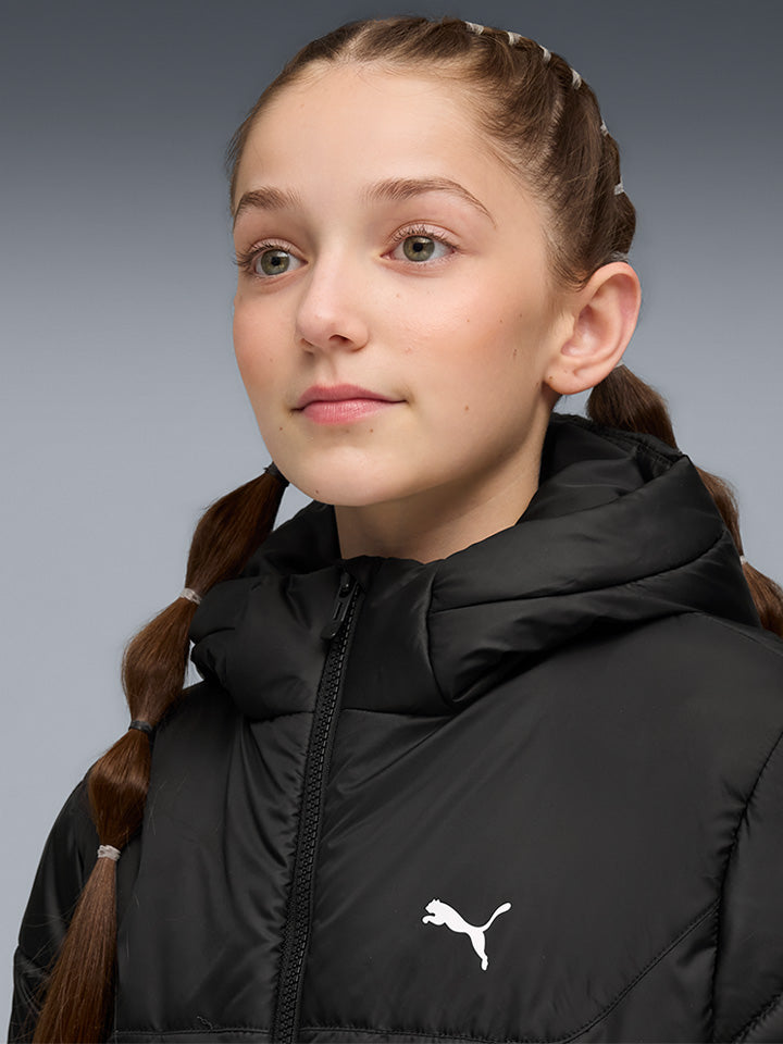 Puma Jr Ess Hooded Jacket - Børne Vinterjakke