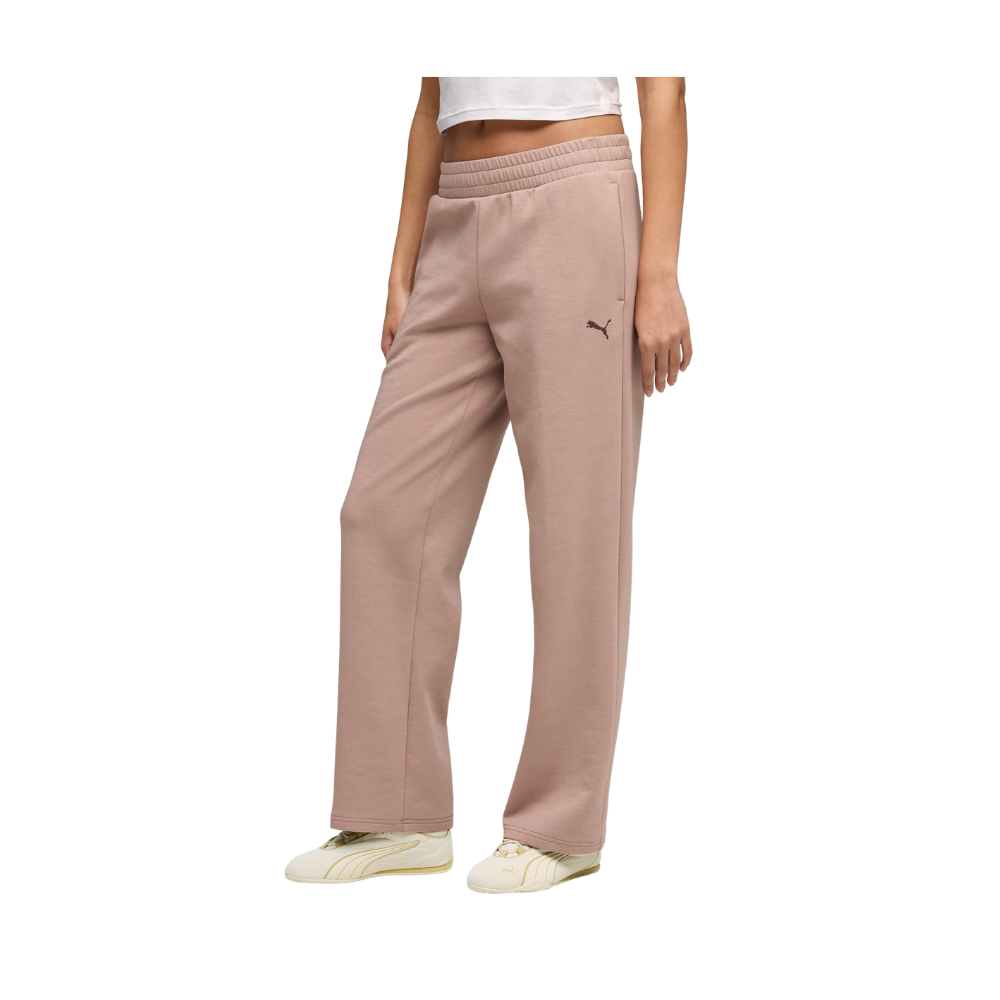 Puma W Elevated Straight Leg Pant - Dame Sweatpant