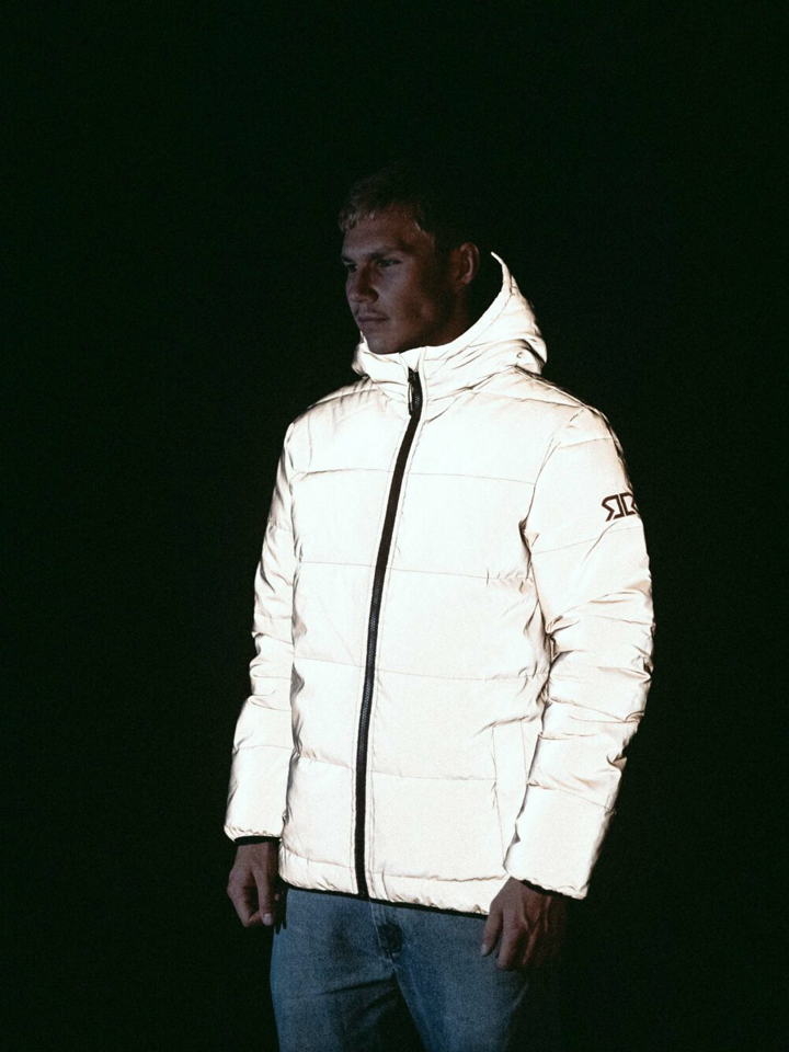 Reflective Revolution Winther Jacket, Sr - Wendbare Herren Reflektor Winterjacke
