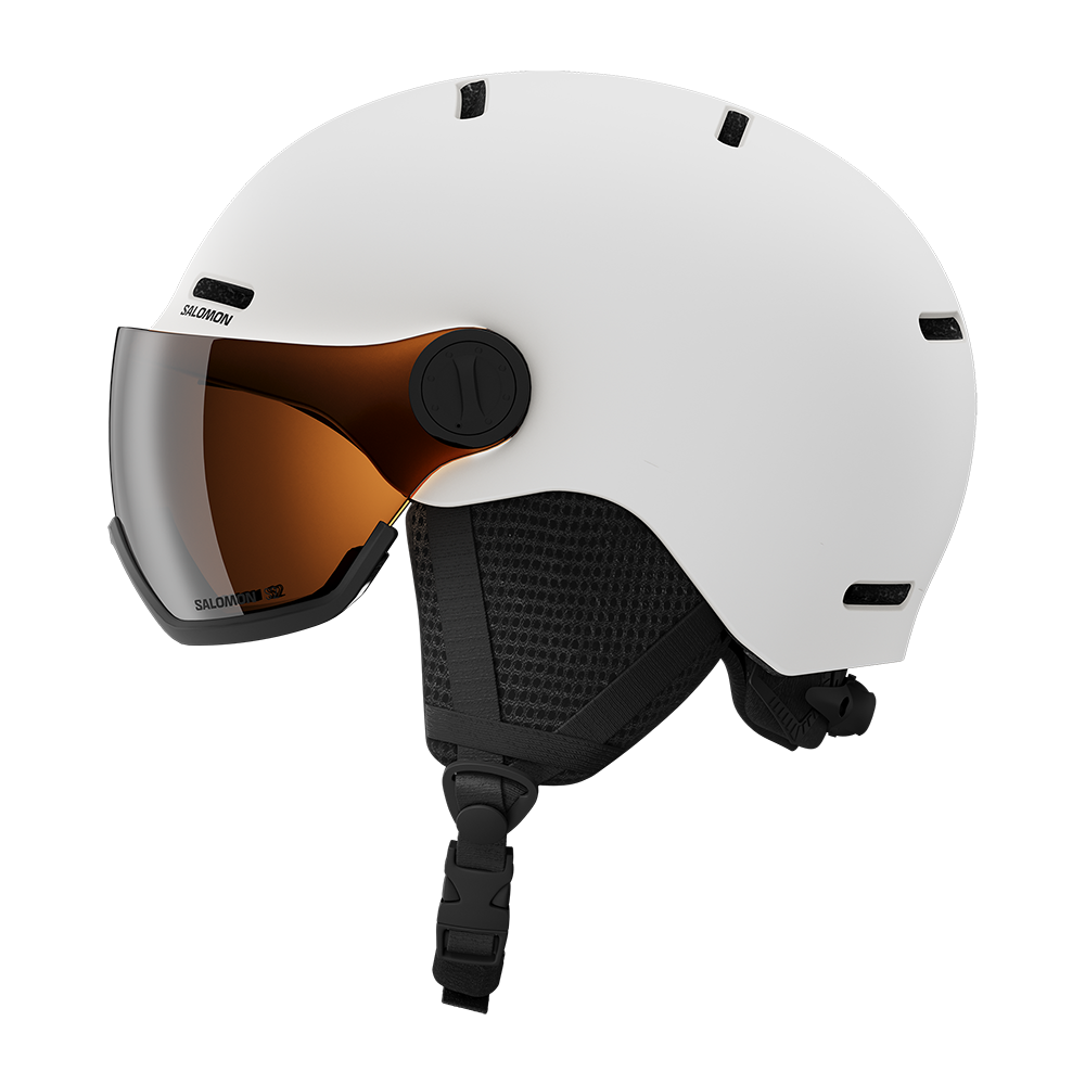 Salomon Jr Orka Visor Helmet - Kinder-Skihelm mit Skibrille