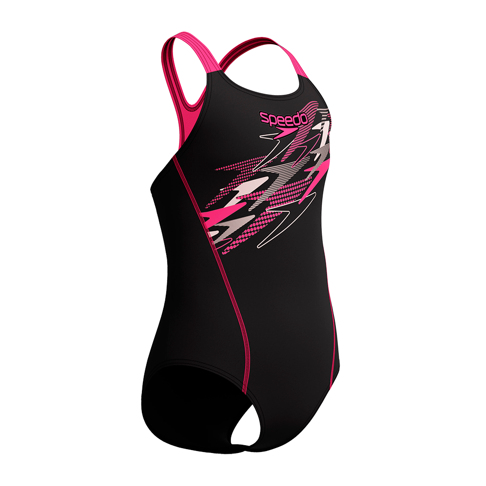 Speedo Jr Medley Logo Swimsuit - Pige Badedragt