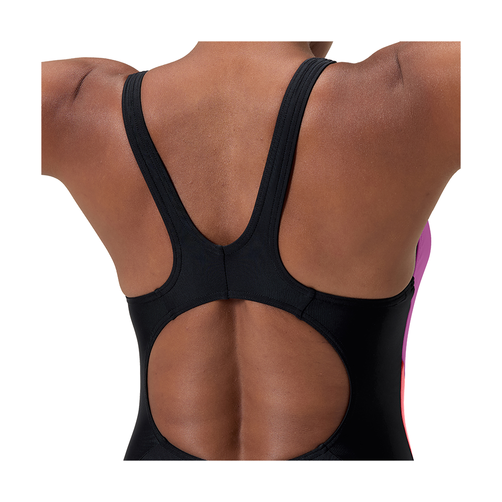 Speedo W Colorblock Suit - Dame Badedragt
