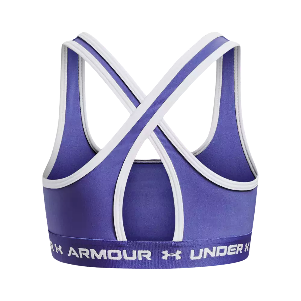 Under Armour Jr Crossback Mid Bra - Mädchen Sport Top