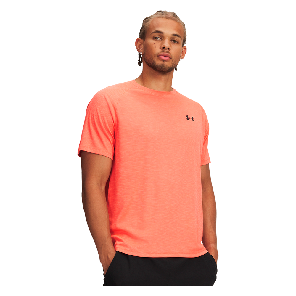 Under Armour Textured SS T-Shirt - Herre T-Shirt