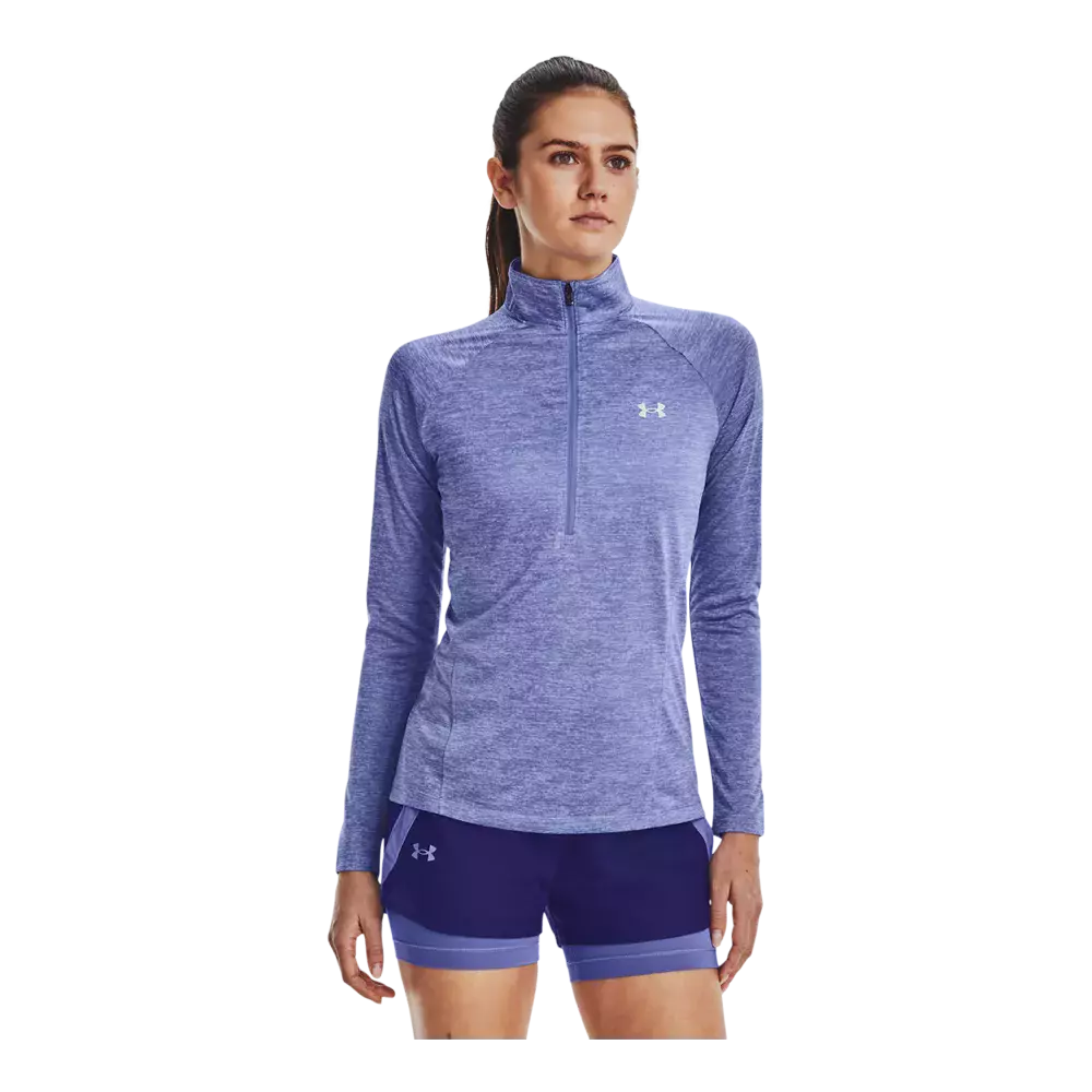 Under Armour W Tech HZ - Dame Sweatshirt